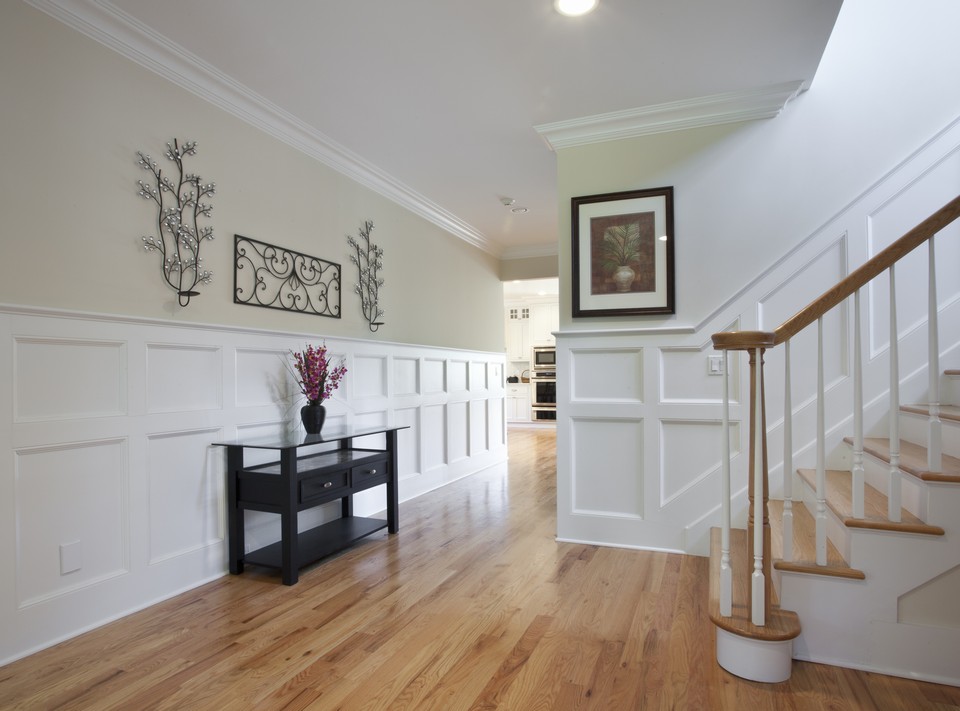 double height entry hall